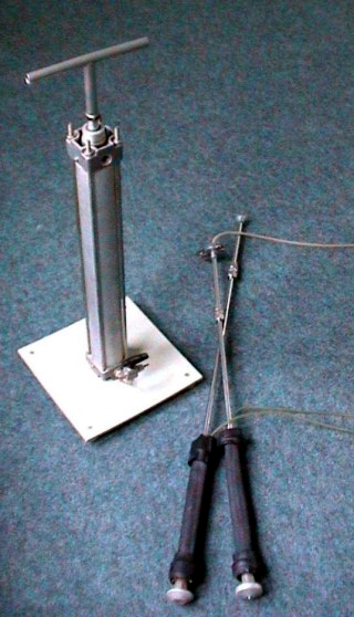 Sarad radon detector soil probe